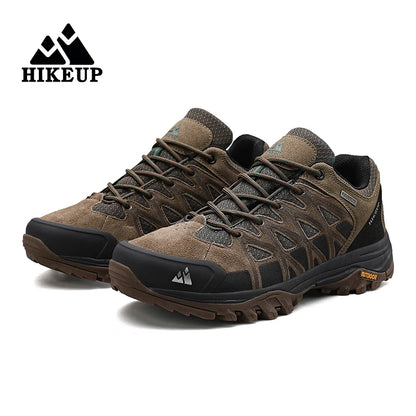 HIKEUP módní outdoorová obuv, pánské sportovní trekové boty do hor a na kempování, neklouzavé a odolné proti opotřebení