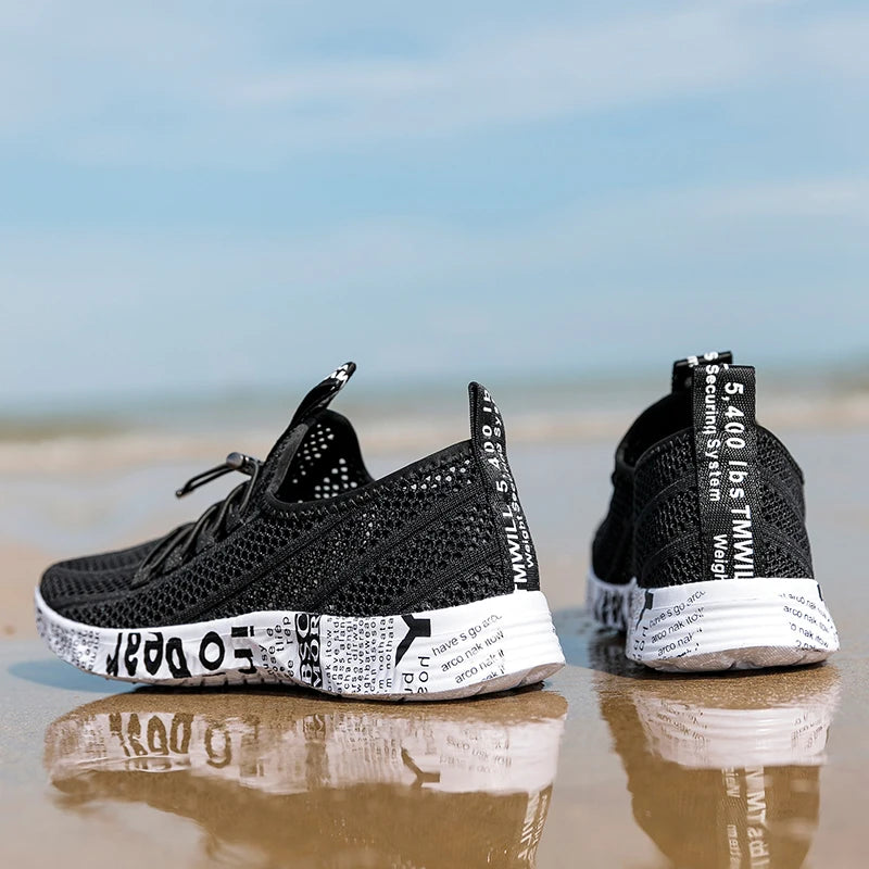 Men Women Aqua Shoes Wading Water Upstream Outdoor Sports Beach Sneakers Canyoning Camping Amphibious River Tracing Creek