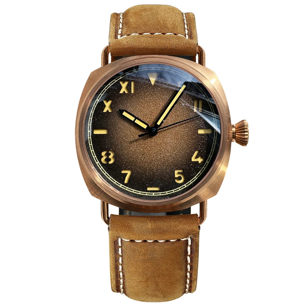 STEELFLIER Official SF760S Luxury Bronze Mechanical Watch NH35 Movt Sapphire Crystal Swiss Luminous 20Bar Waterproof Wristwatch