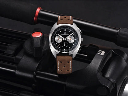 Pagani design2026fashion men's quartz watch top brand luxury sapphire VK63 men's chronograph all-steel diving relógios masculino
