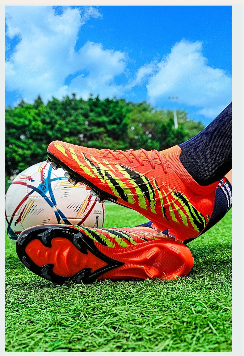 New Men Football Boots Sport Soccer Shoes Match Unisex Ultralight Cleats Comfortable Non-Slip Outdoor Adult Grass High-quality