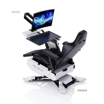 Zero Gravity Gaming Chair Ergonomic Office Chair, Multifunctional Computer Chair with Reclining Cockpit Design, Comfortable Office Gaming Chair