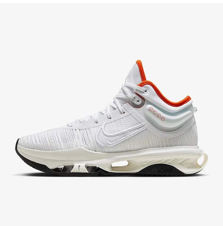 Nike genuine 2024 New Men's Cushioning Breathable Mid-top Basketball Shoes DJ9432-500
