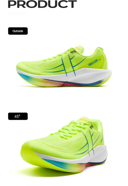 Xtep 360X 2.0 profesionální maratonské běžecké boty, pánské závodní sportovní tréninkové boty s karbonovou deskou a tlumením nárazů 975219110035