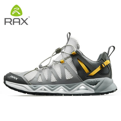 Rax Men's Aqua Upstreams Shoes Quick-drying Breathble Fishing Shoes Women Hole PU Insole Anti-slip Water Shoes hiking