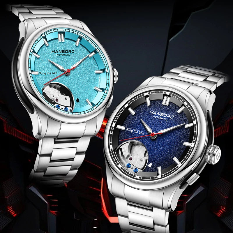HANBORO Chime Series Modified Movement Men's Personalized Automatic Mechanical Watch