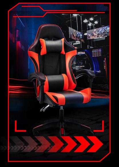 Computer Gaming Chair Reclining Office Chair with Adjustable Height, Ergonomic Computer Gaming Chair, 360° Swivel Racing Office Chair with Adjustable Armrests