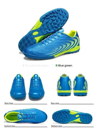 Baasploa Men Soccer Shoes Comfort Brand Lightweight Turf Training Professional Football Shoes Male Soft Sneakers Non-Slip