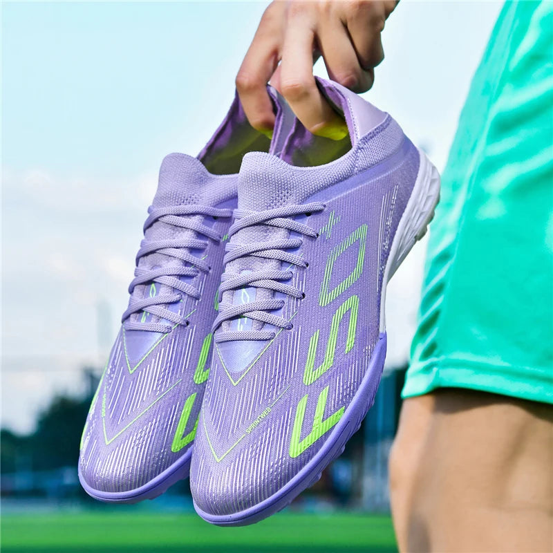 Men Soccer Shoes Professional Football Boots Cleats Ultralight Breathable Non-Slip Grass Training Athletic Match Sports Sneakers
