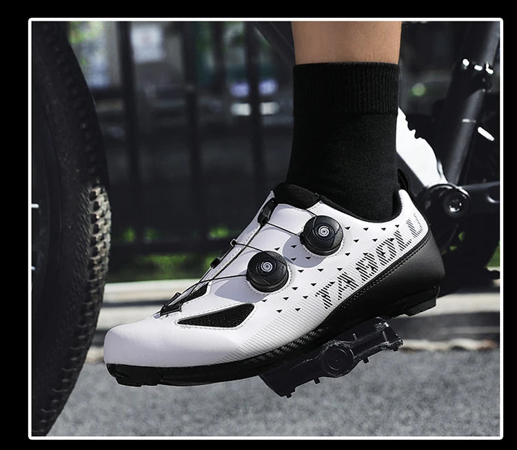 Road Cycling Shoes Flats Cleats Shoes Speed Cycling Sneaker Man Bike Shoes Women Self-Locking Non-slip Mountain Bicycle shoe spd