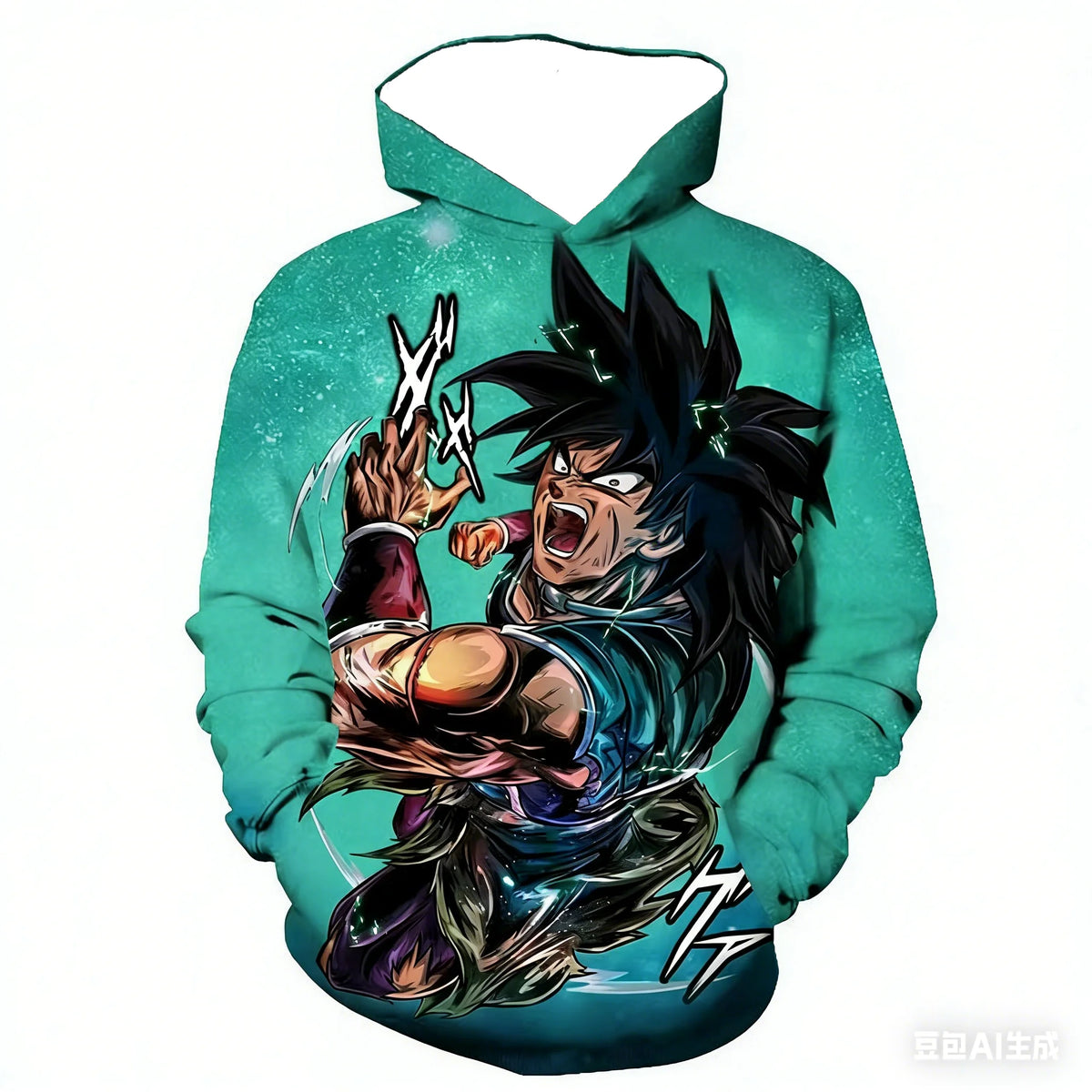 2025 Hot Sale Trend Hip-Hop Hooded Sweatshirt Kids Adults Dragon Ball Battle Suit 3D Print Hoodie Sports Sweatshirt Top Clothing
