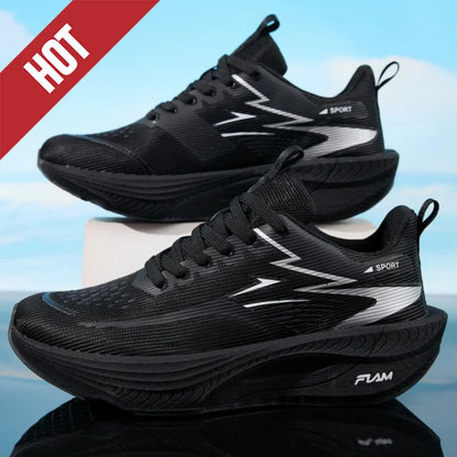 Men Sports Running Shoes Marathon Air Cushion Breathable Lightweight Comfortable Women Outdoor Athletic Sneakers Jogging Tenis