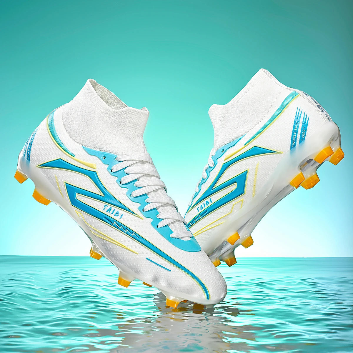 AG/FG Football Boots Unisex Kids Youth PU+Fabric Upper TPU Sole Anti-Slip Durable Outdoor Sports Pitch Training Shoes