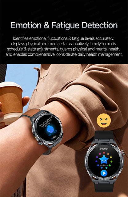 Smart Watch Men High-end Health Blood pressureblood oxygen lipids Uric acid Sapphire Smart watches Ai GPT Custom dial ECG 2026