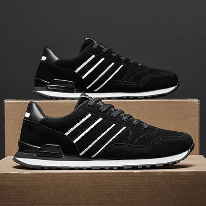 2025 New High Quality Men's Sneakers, Leather Casual Shoes, Autumn Breathable Men Shoes, Male Flat Shoe, Men's Casual Shoes