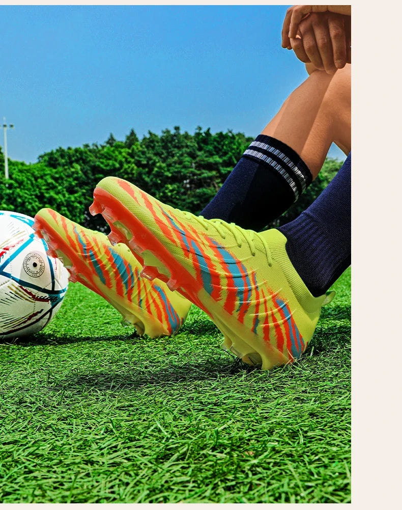 New Men Football Boots Sport Soccer Shoes Match Unisex Ultralight Cleats Comfortable Non-Slip Outdoor Adult Grass High-quality