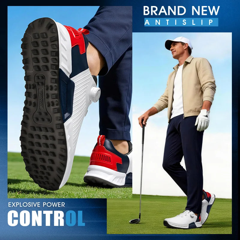 PGM golf shoes men's cushioning rebound sneakers knob men's shoes wear-resistant TPU waterproof shoes