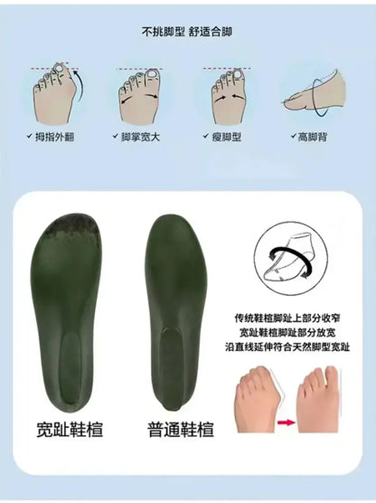 Suede Leather Shoes PU Fabric Wide Toe Shoe Anti Slip Hiking Shoe Workwear Men's Sports Shoes Women's Outdoor Walking Shoes