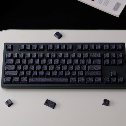 KYOMOT 135 Keys PBT Side Print Keycap Double Shot Cherry Profile Shine Through Keycaps for MX Switch Games Mechanical Keyboard