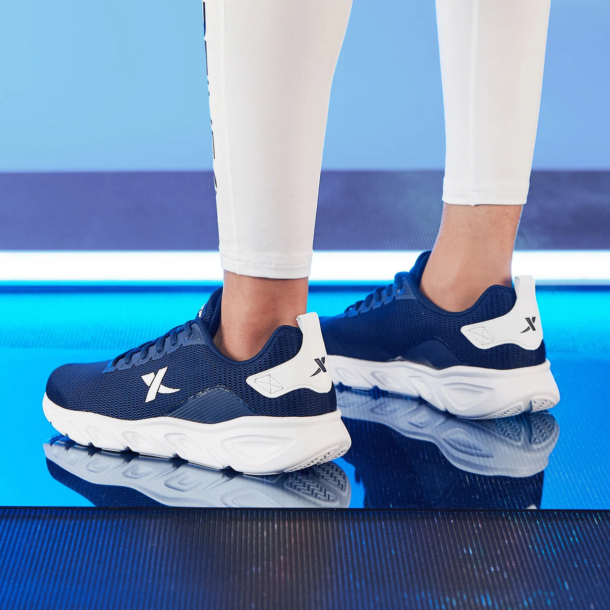 Xtep Running Shoes for Men 2025 Spring Sweat-Absorbing Sports Shoes Wear-Resistant Stability Sporty Sports Sneakers 880119115131