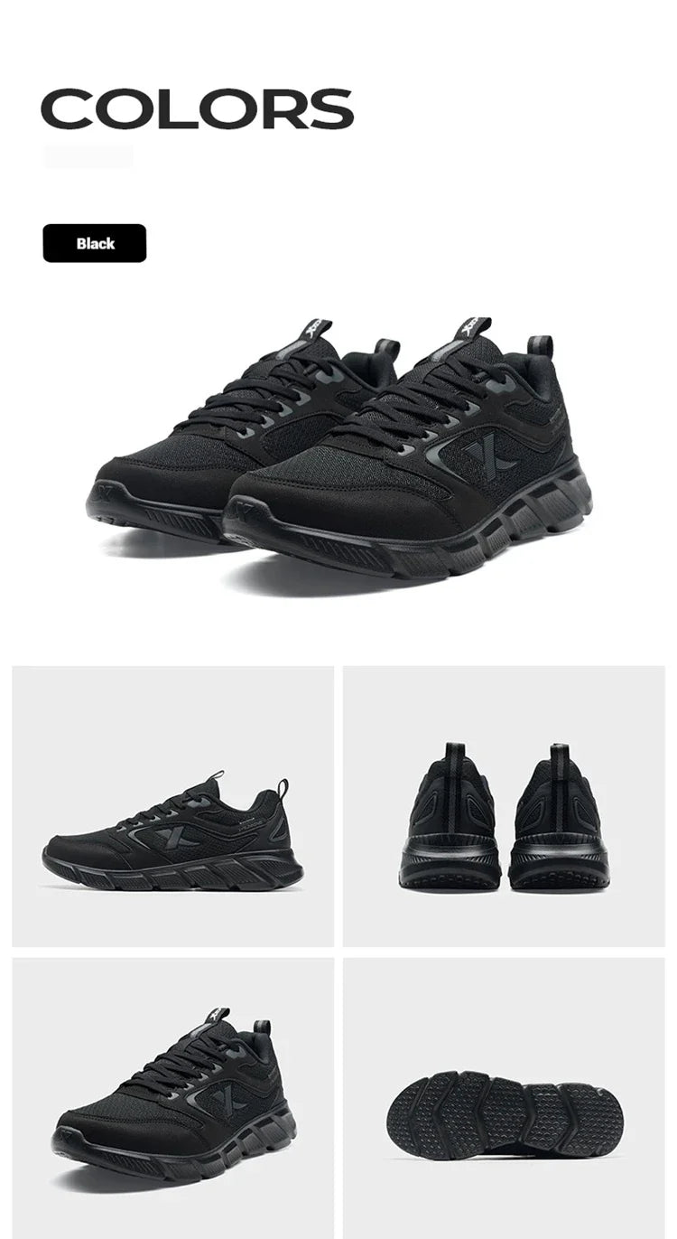 Xtep Running Shoes Men's Summer Mesh Breathable Wear-resistant Sports Lightweight Youth Casual Cushioning Shoes 875219110065