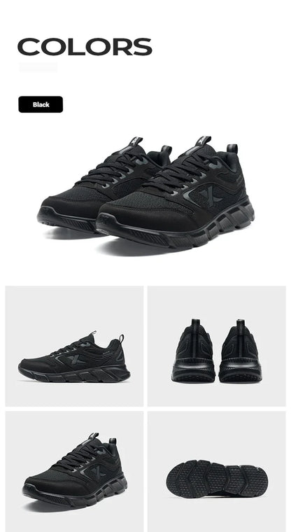 Xtep Running Shoes Men's Summer Mesh Breathable Wear-resistant Sports Lightweight Youth Casual Cushioning Shoes 875219110065