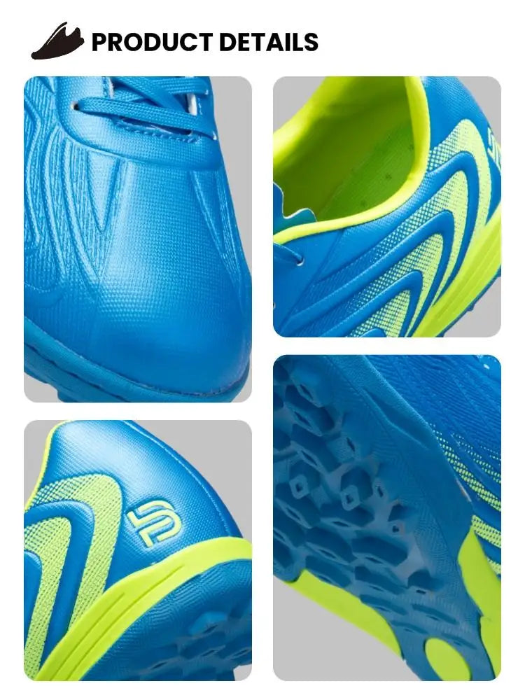 Baasploa Men Soccer Shoes Comfort Brand Lightweight Turf Training Professional Football Shoes Male Soft Sneakers Non-Slip