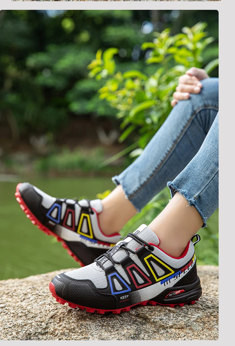 Women Waterproof Hiking Shoes Men‘s Big Size To 48# Outdoor Trainers Trekking Sneakers Climbing Trekking Hunting Tactical Sneake