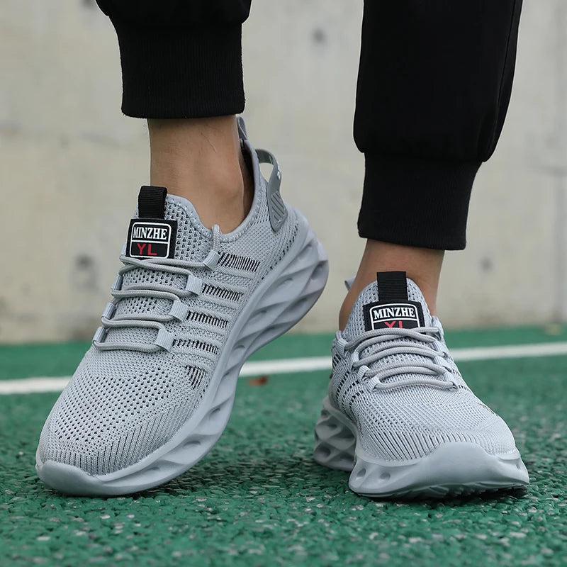 Unisex Men Sneakers Shoes Comfortable Breathable Couple Running Women Tennis Sports Shoe Size 37-47 Yellow Walking Sneaker