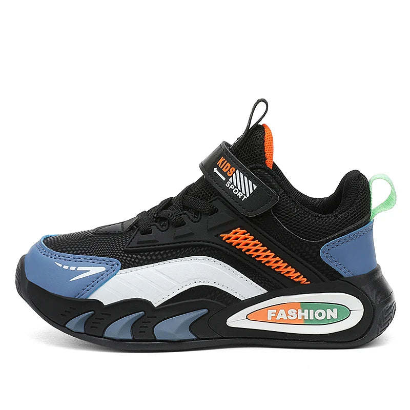 Childrens Tennis Shoes Autumn Sports Boys School Casual Sneakers Lightweight Breathable Leather New Daily Training Running Shoes