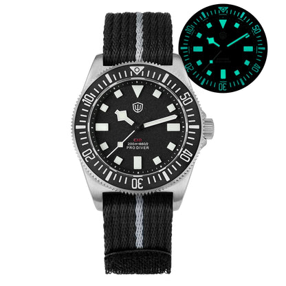Watchdives EXD 40Mm Titanium Dive Watch Man VH31 Sweep Quartz Watches 200 Waterproof Ar Sapphire BGW9 Luminous 316L Wristwatch