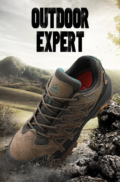 HIKEUP módní outdoorová obuv, pánské sportovní trekové boty do hor a na kempování, neklouzavé a odolné proti opotřebení