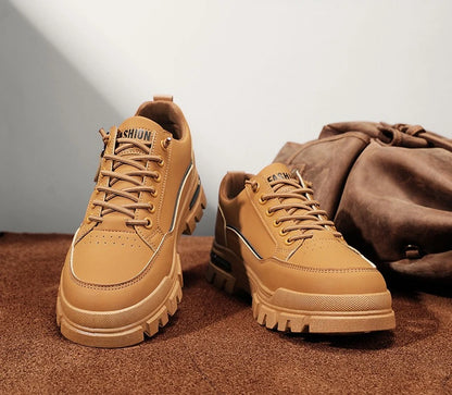 Men's Casual Sports Outdoor Hiking Trendy Fashion Street Comfortable Men's Thick Soled Board Shoes