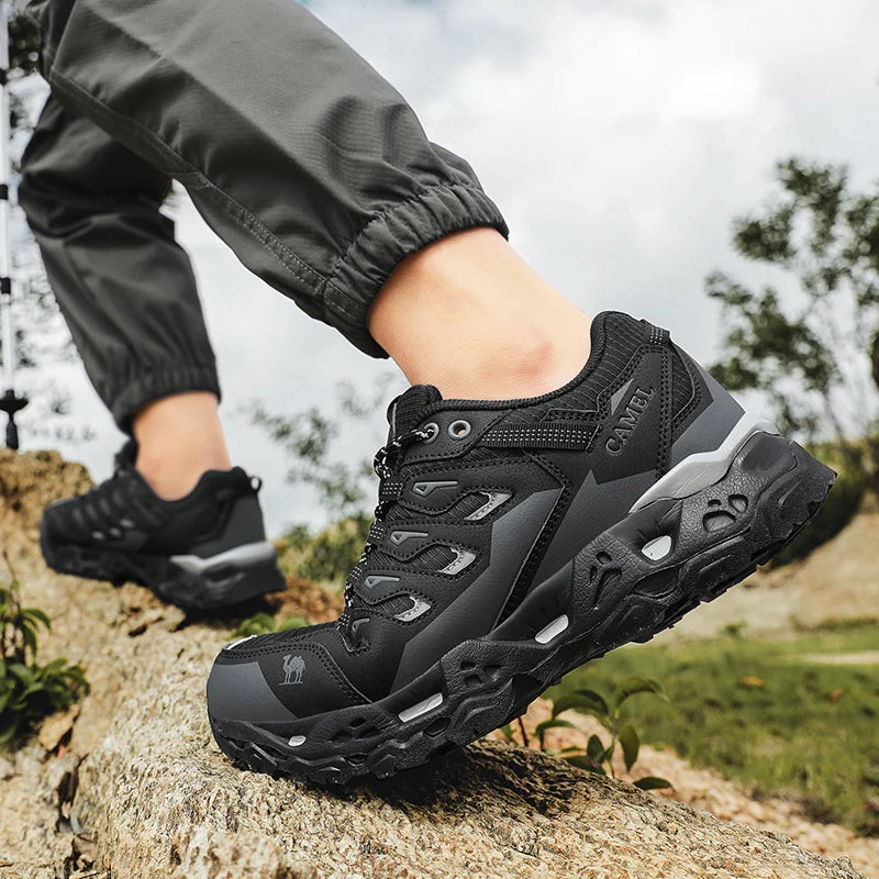 Men Women Hiking Shoes Non-slip Trekking Outdoor Sneakers Sports Shoes Camping Training Jogging Breathable Climbing Trail Shoes