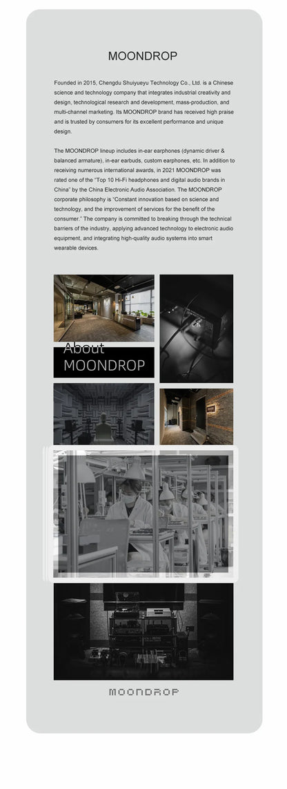 MOONDROP CHU II DSP Wired In-Ear Earphones HiFi Dynamic Driver IEM Earbuds with Detachable 0.78mm Cable