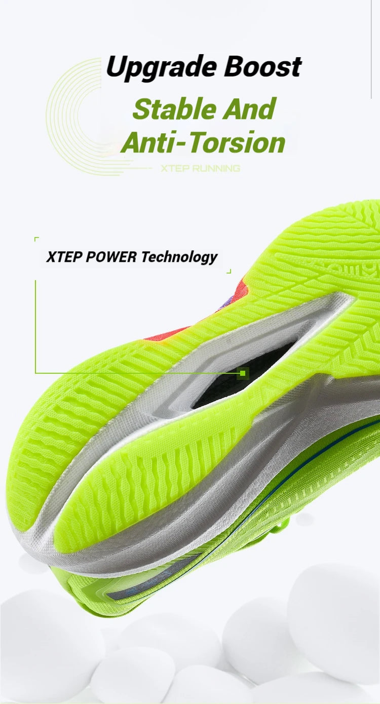 Xtep 360X 2.0 profesionální maratonské běžecké boty, pánské závodní sportovní tréninkové boty s karbonovou deskou a tlumením nárazů 975219110035