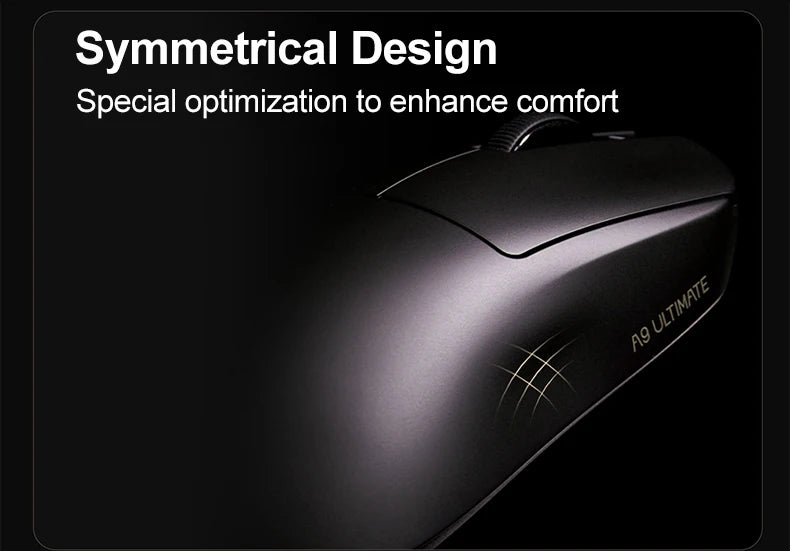 Mouse da gaming wireless ATK Dragonfly A9 Ultimate A9 Air PAW3950 ultraleggero ergonomico e-sport per gamer FPS CSGO A9 Ultra
