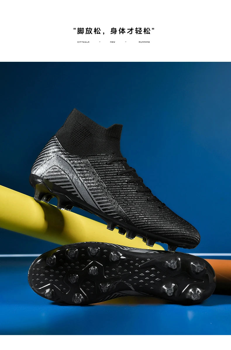 New Men Professional Soccer Shoes Non-slip Football Boots Unisex Breathable Futsal Sports New Cleats Drop Shipping Ultralight