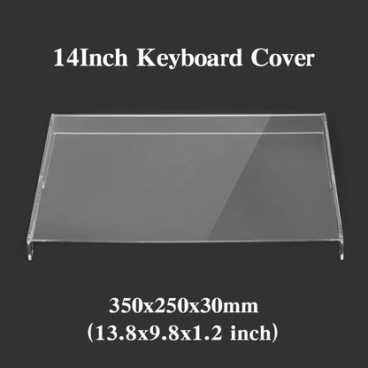Acrylic Keyboard Clear Protector Case for Mechanical Keyboard, Transparent Keyboard Dust Cover for 60/61/64/96/98/104/108 Key Keyboards & Mouse
