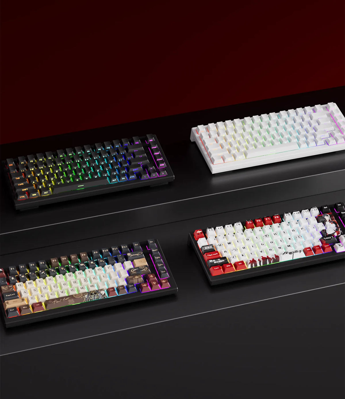 AKKO TAC75 HE Magnetic Switch Keyboard 75% Gaming Keyboard with Rapid Trigger, 8K Polling Rate, RGB Wired Custom Mechanical Keyboard for Esports