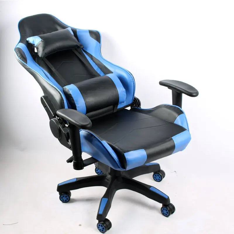 Modern Computer Gaming Office Chair with Footrest, Ergonomic Adjustable Gaming Chair for Home Office, Comfortable Reclining Desk Chair