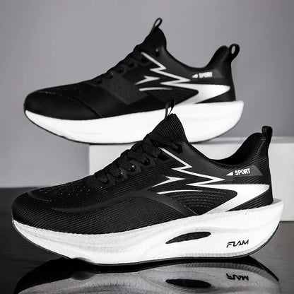 Men Sports Running Shoes Marathon Air Cushion Breathable Lightweight Comfortable Women Outdoor Athletic Sneakers Jogging Tenis