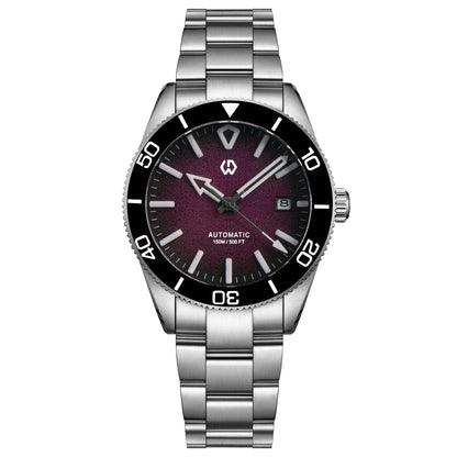 Upgraded Model Men's Automatic Watch Mechanical 3D Dimensional Luminous Watch Needle Ceramic Bezel 150 Meters Waterproof Diving