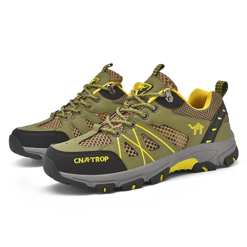 Men's Hiking Shoes Breathable Mesh Sports Single Shoes Summer Outdoor Wear-resistant  Hiking and Hunting Tactical Sports Shoes