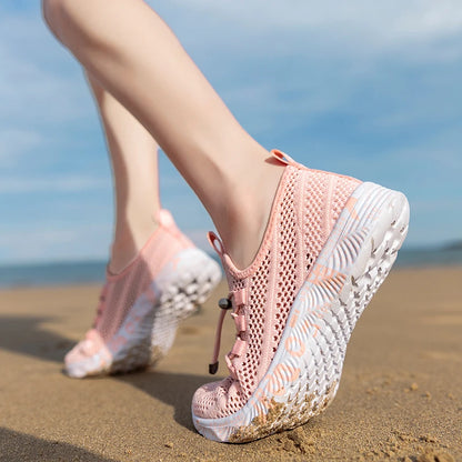 Men Women Aqua Shoes Wading Water Upstream Outdoor Sports Beach Sneakers Canyoning Camping Amphibious River Tracing Creek