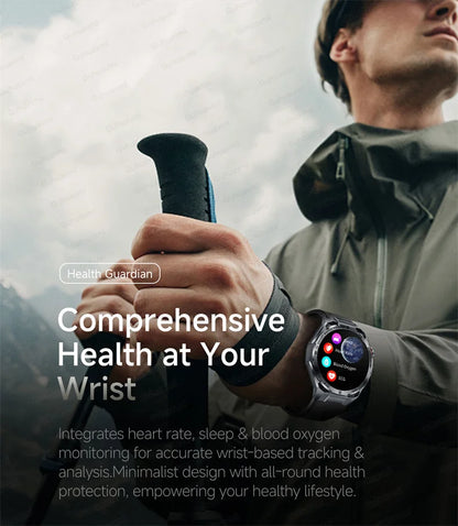 Smart Watch Men High-end Health Blood pressureblood oxygen lipids Uric acid Sapphire Smart watches Ai GPT Custom dial ECG 2026