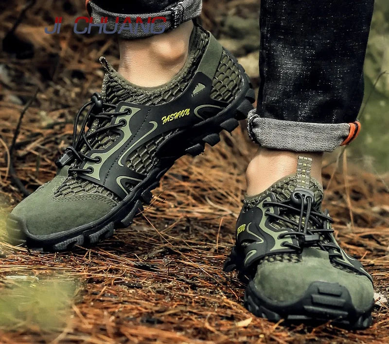39-50 Water Shoes Men Quick Drying Swim Beach Aqua Shoes for Water Sport Diving Hiking Sailing Travel Sneakers  mountaineering