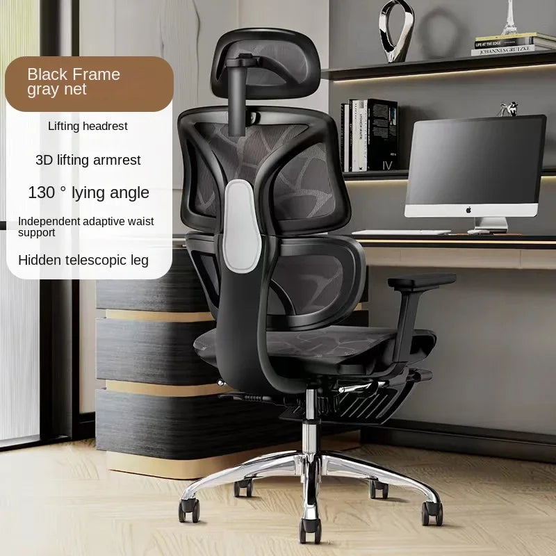 UVR Ergonomic Gaming Chair Office Chair with Reclining Backrest, Adjustable Lift Swivel Computer Gaming Chair with Armrests and Mesh Design