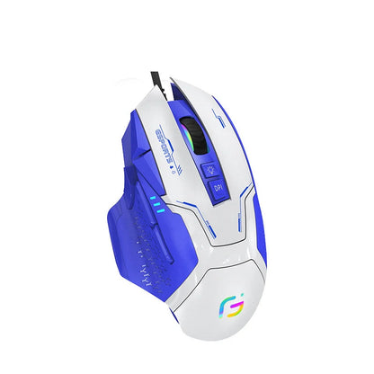 Wired Gaming Mouse 12000 DPI with Macro Programming, RGB Backlight & 10 Buttons