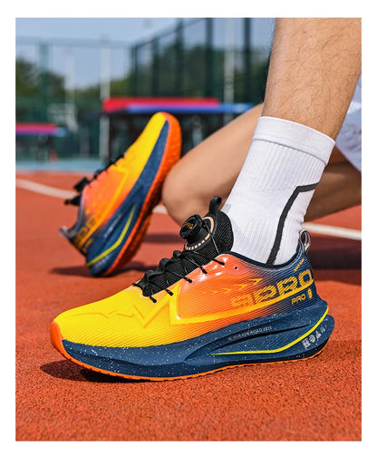 Pánské běžecké boty s karbonovou deskou pro speciální sporty, prodyšné, lehké, dámské pohodlné neklouzavé atletické maratonské tenisky